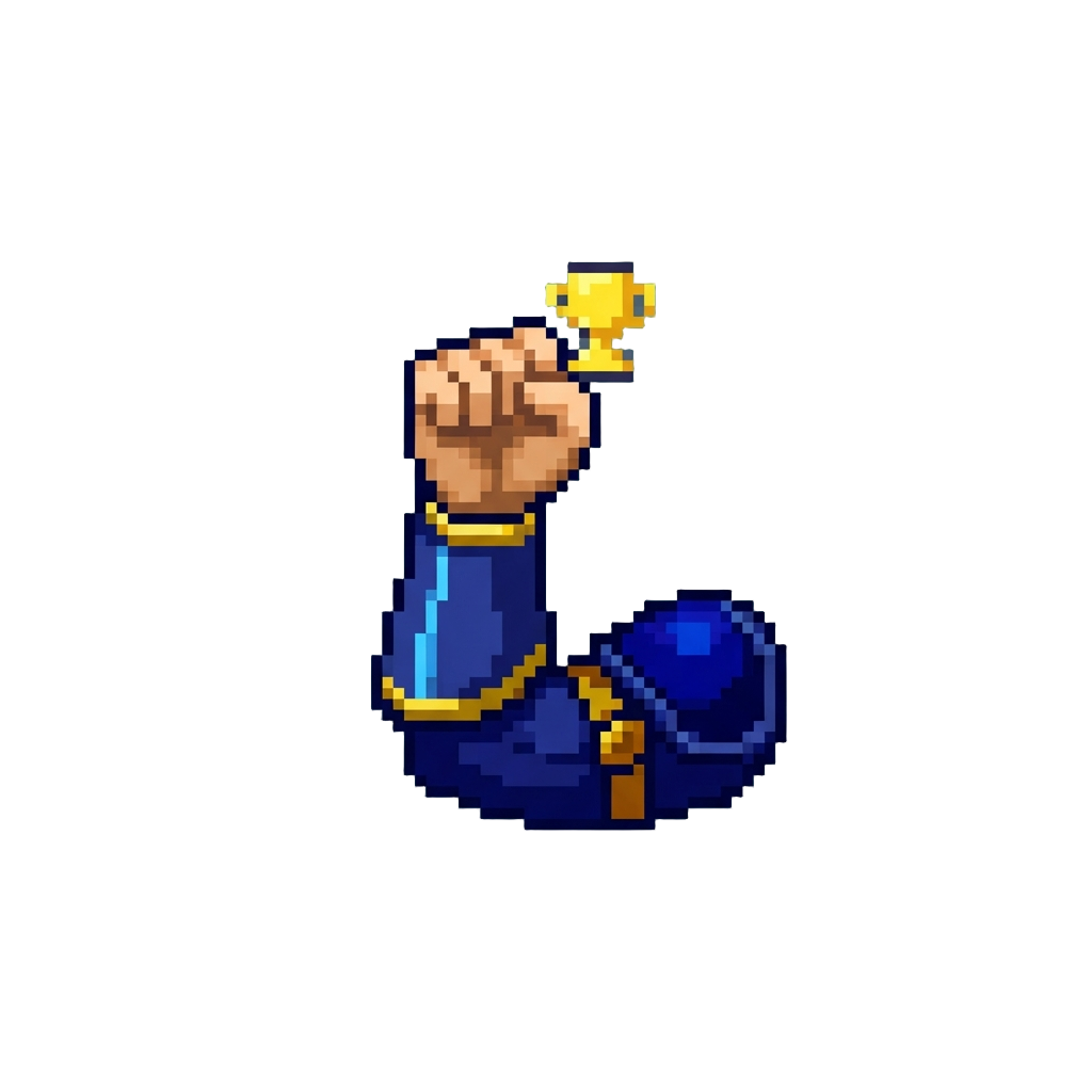 A Triumphant Arm-raise Wave