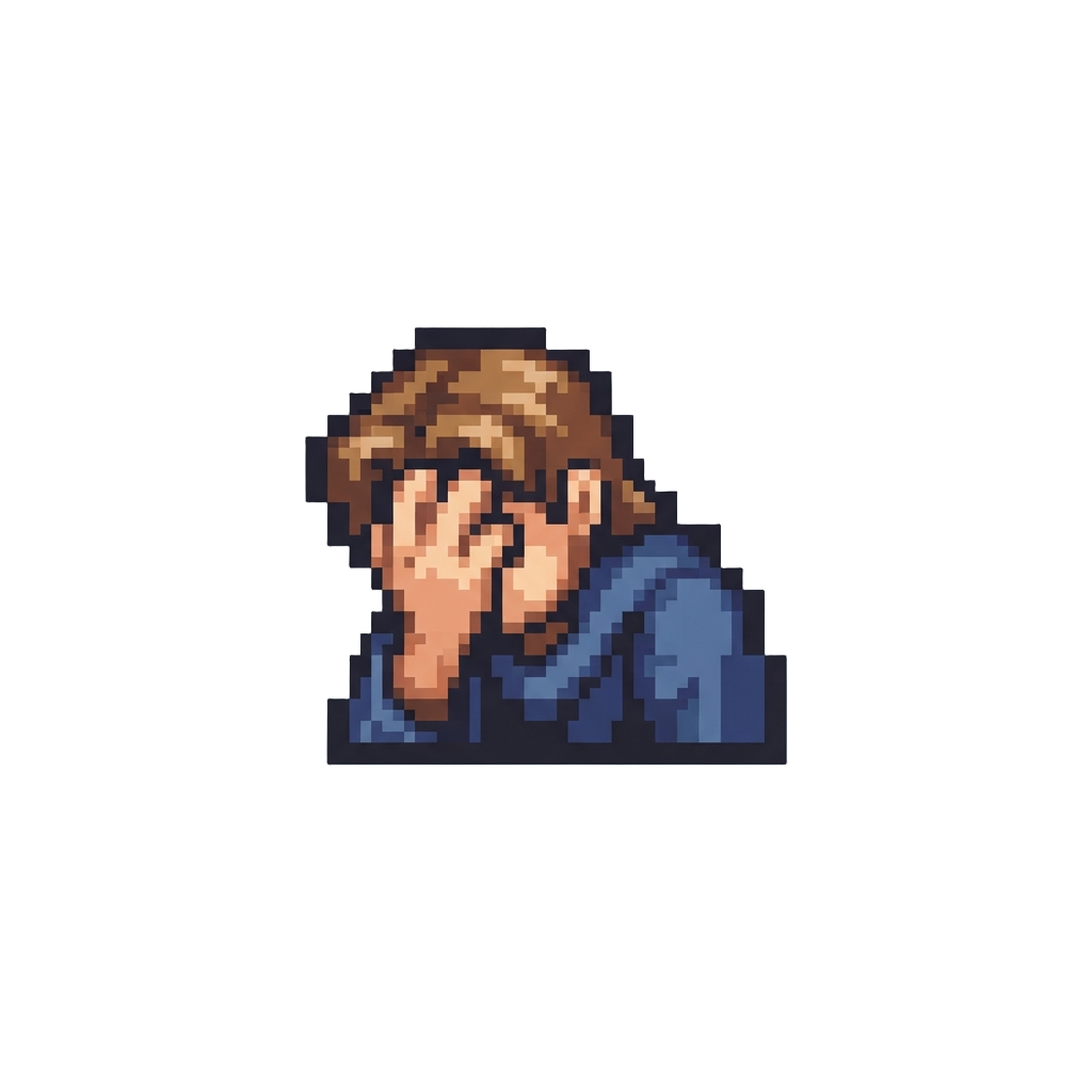 A Dramatic Facepalm Collapse