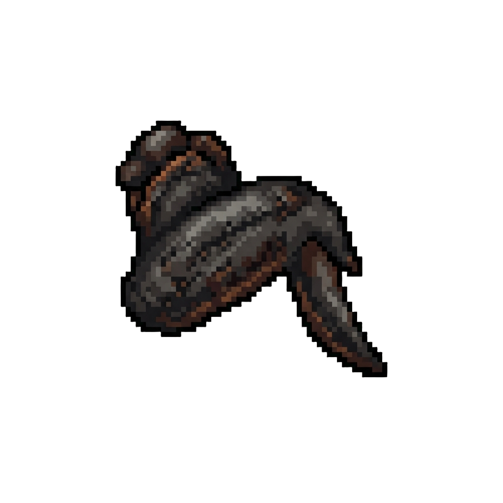 Singed Coal-black Chicken Wing