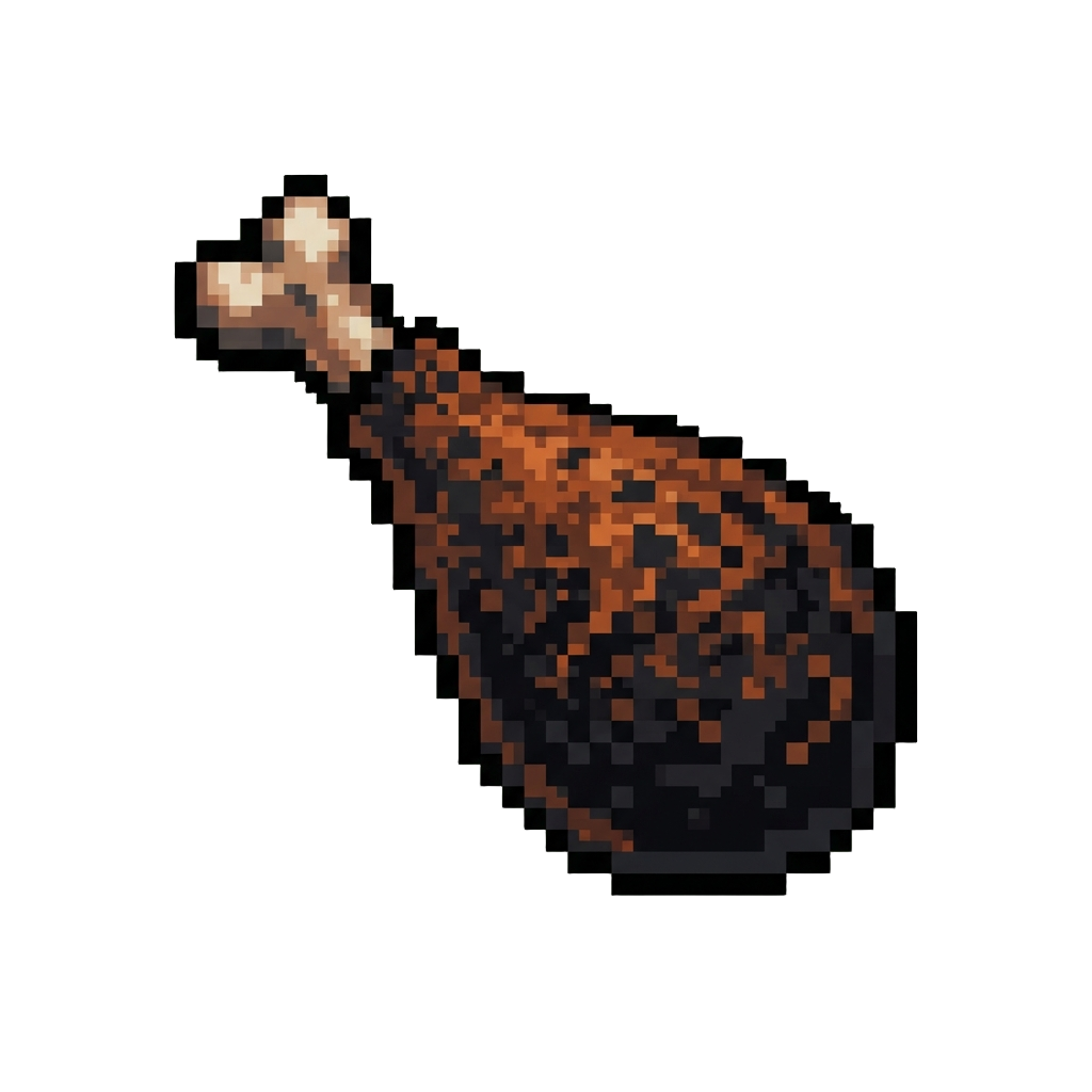 Charred Extra-crispy Drumstick