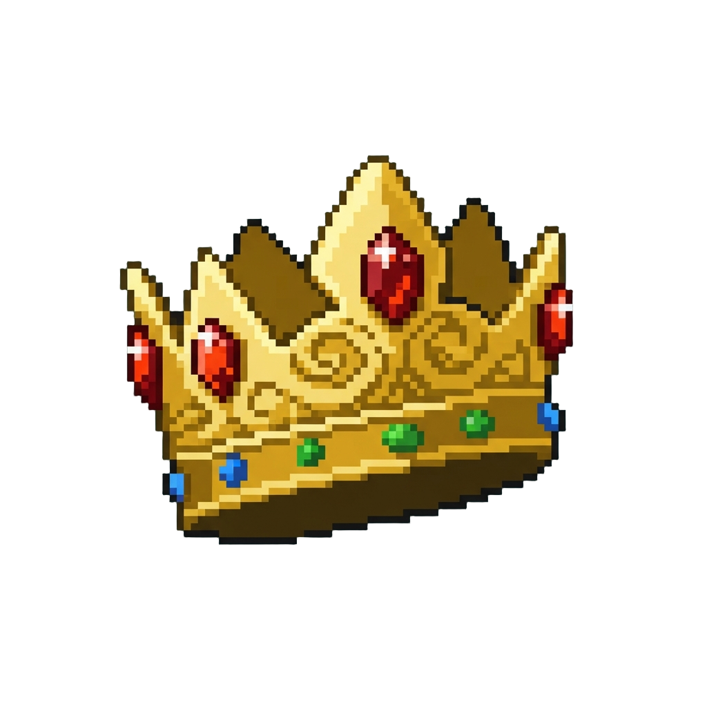 A Floating Golden Crown