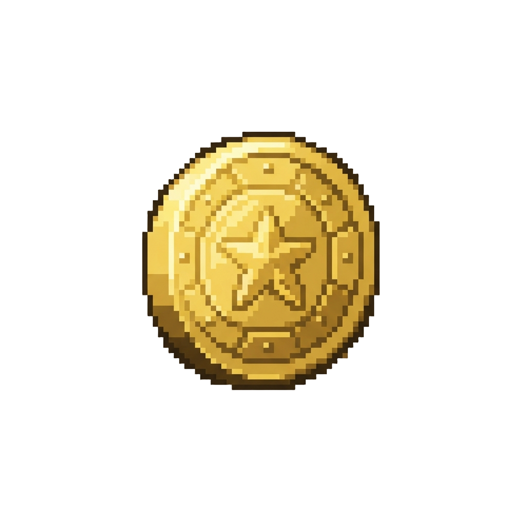 A Shiny Golden Coin