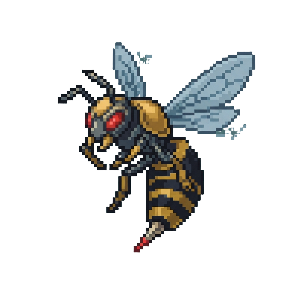 A Buzzing Angry Mechanical Wasp