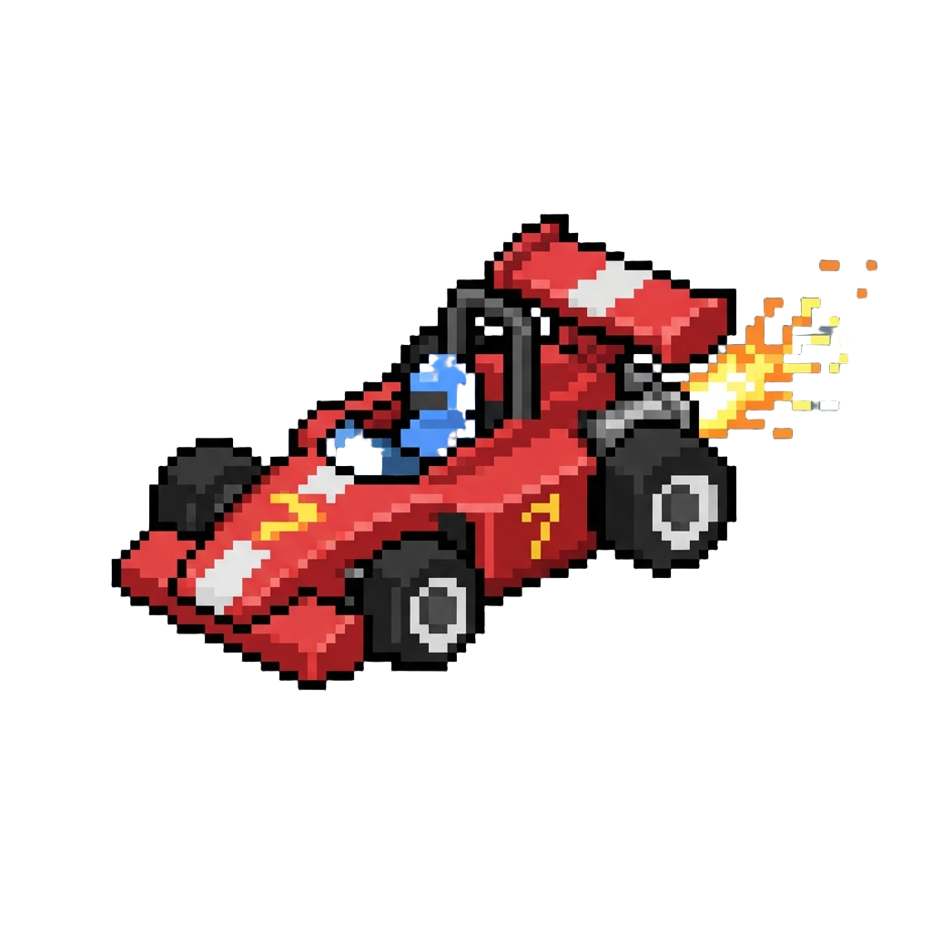 A Spark-shooting Mini Racecar