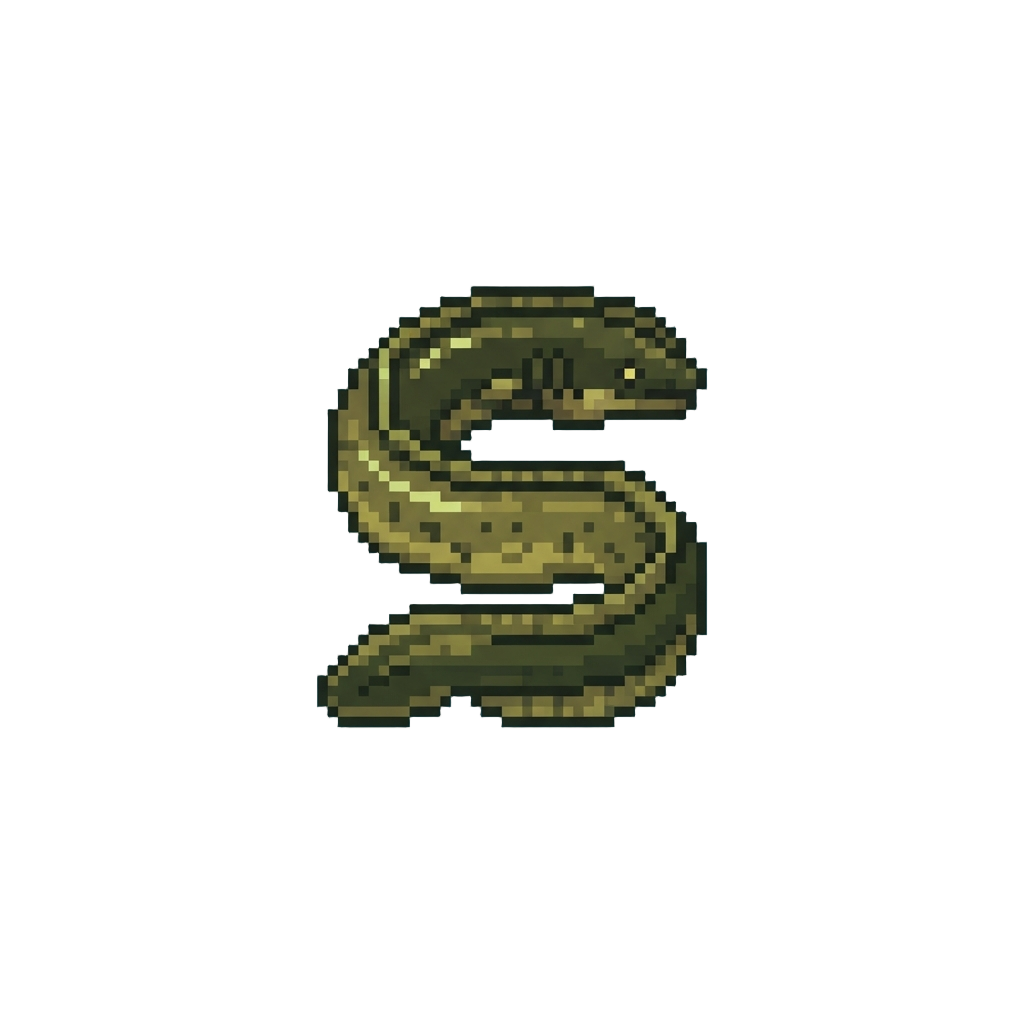 A Miniature Live Electric Eel Wriggling