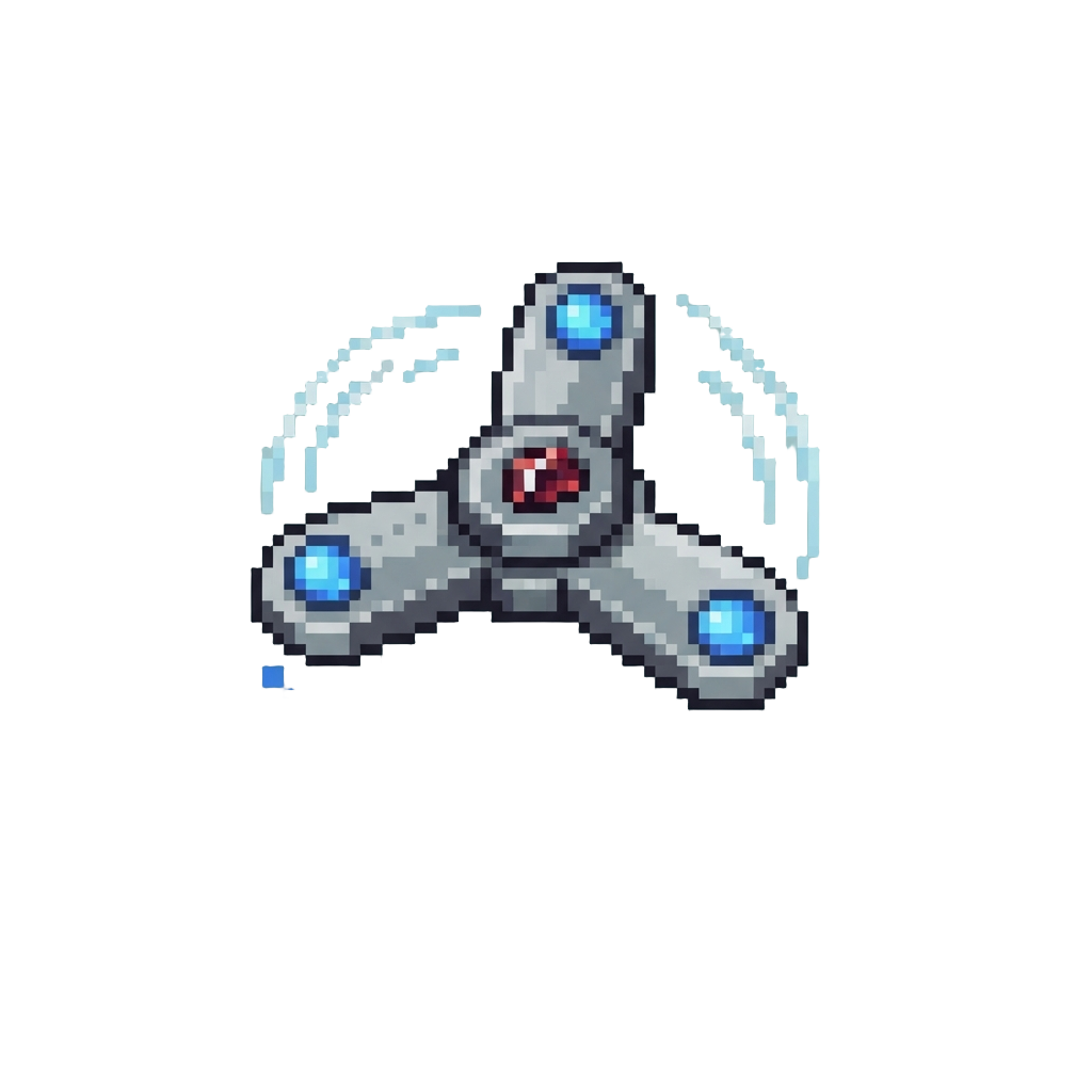 A Floating Anti-gravity Spinner Toy