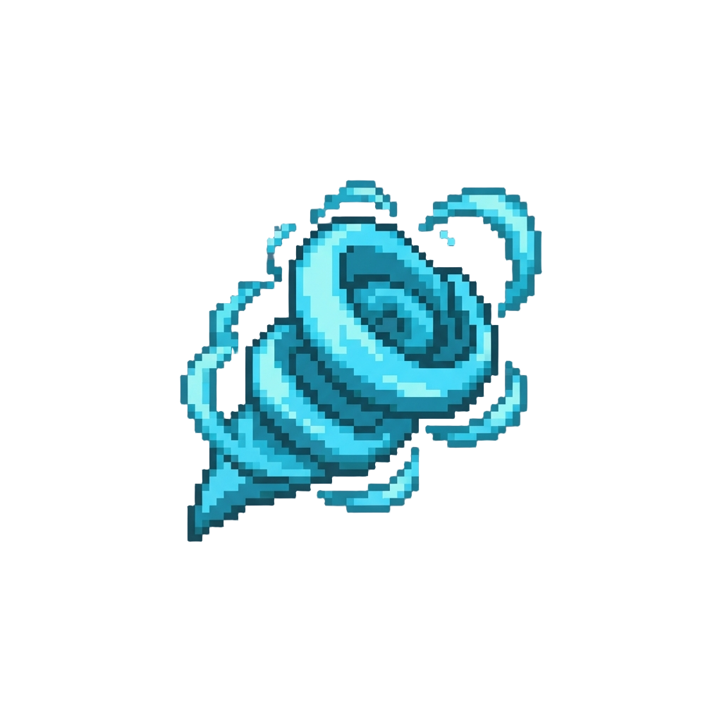 Electric Cyan Energy Wave