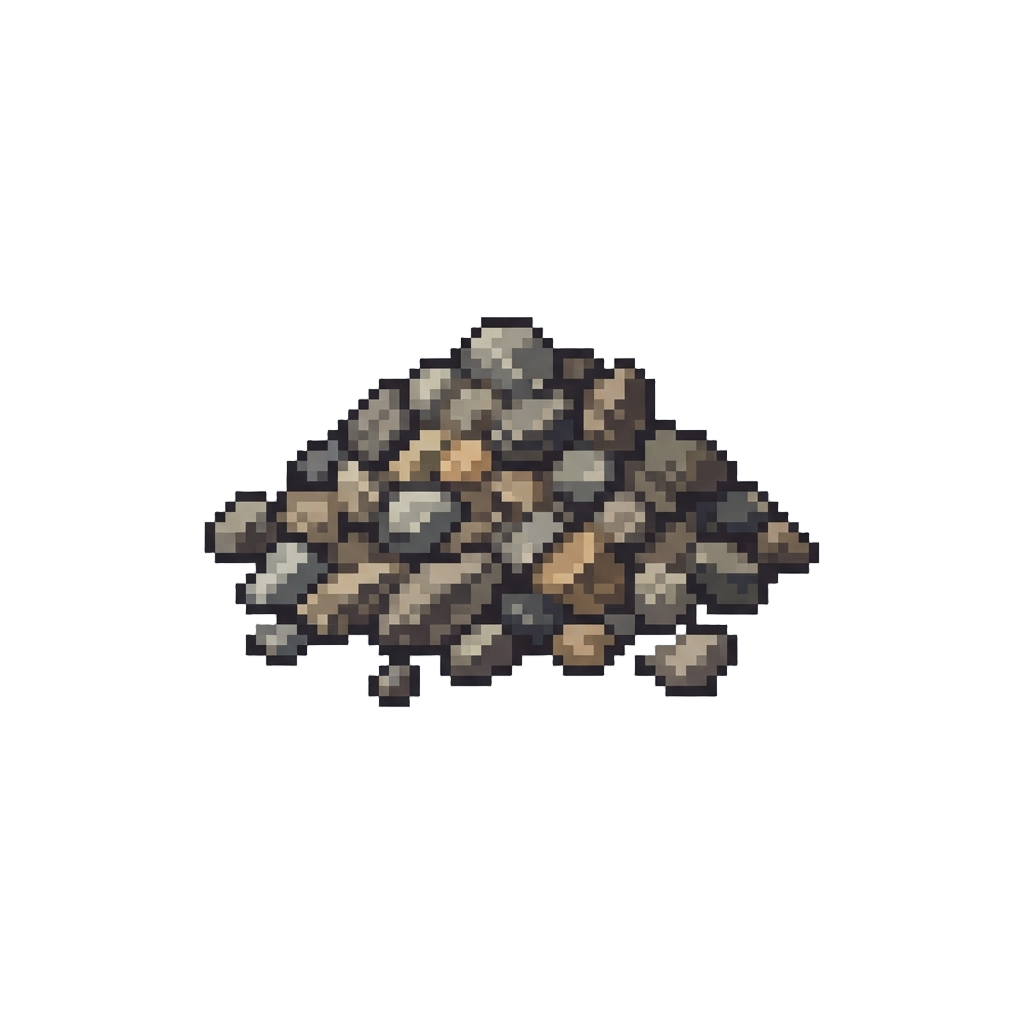A Pile of Loose Gravel