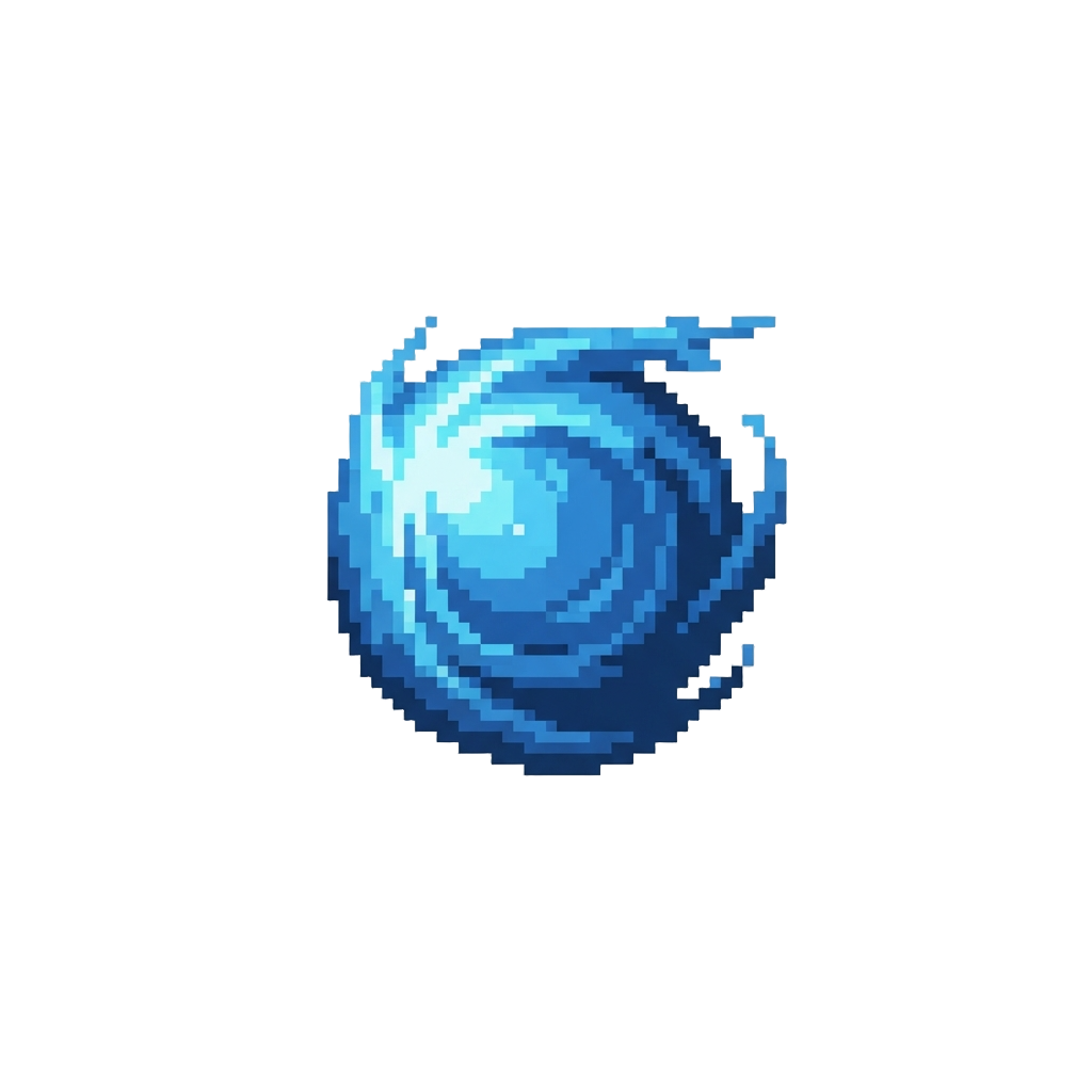 Classic Bright Blue Kamehameha
