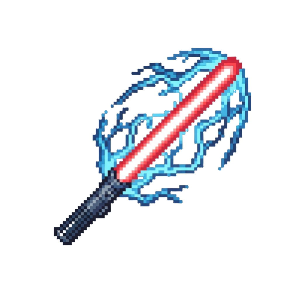 A Crackling Force Lightning Lift Followed by a Lightsaber Execution