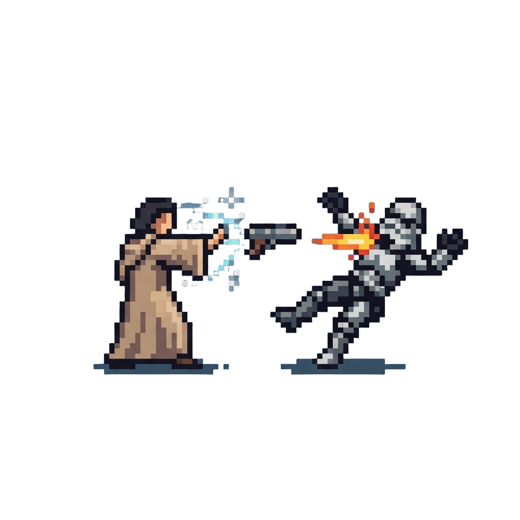A Mind Trick Disarm Stealing the Blaster and Shooting the Trooper