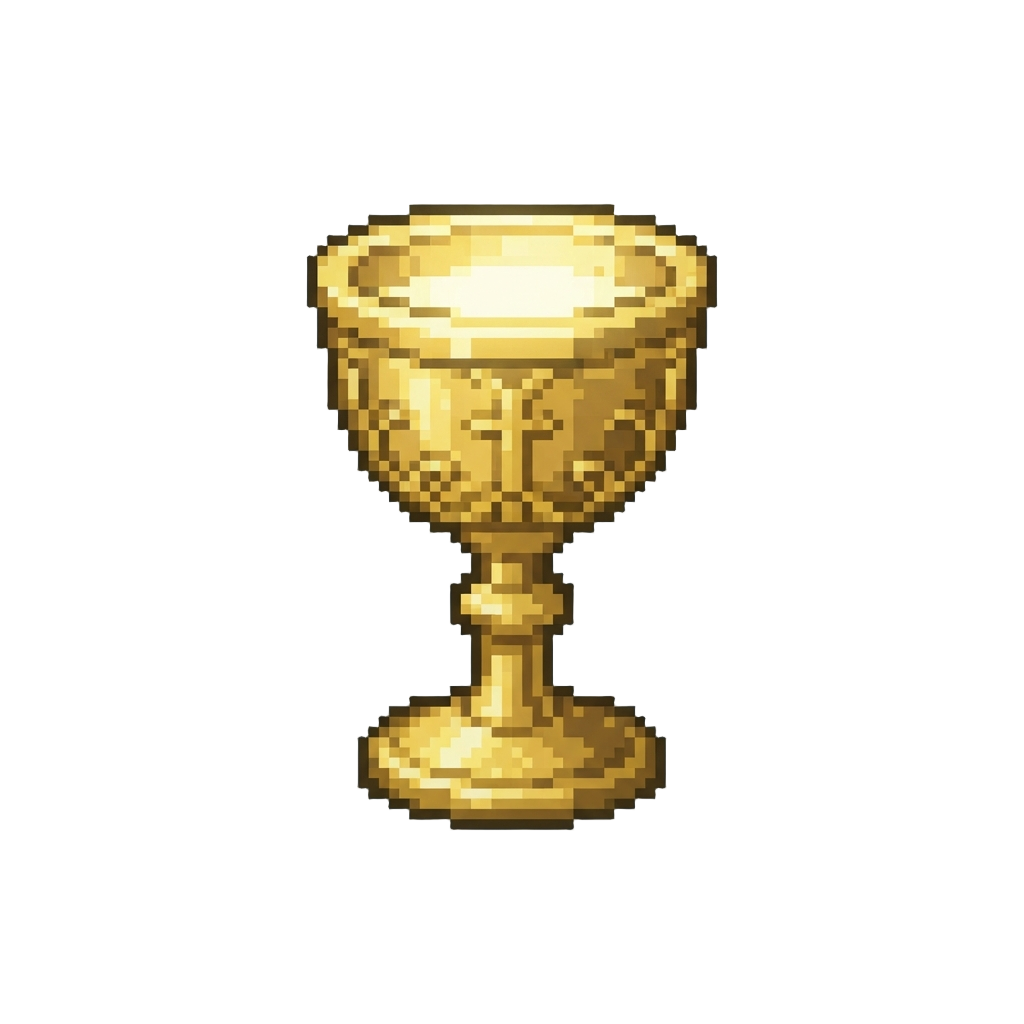 A Glowing Golden Chalice