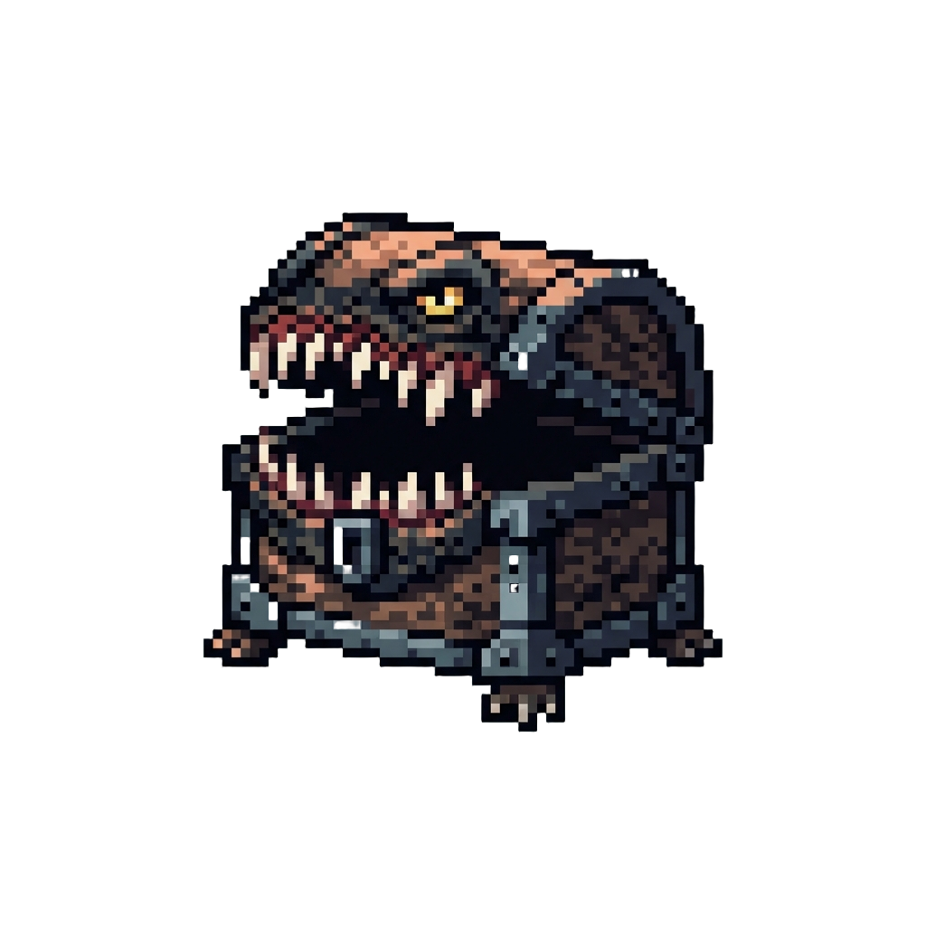 A Cavernous Monster Chest Snapping Shut