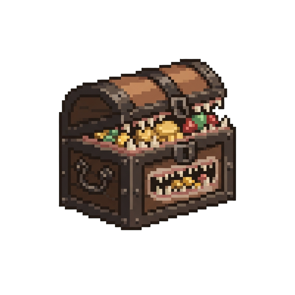 A Dual-mouthed Snapping Treasure Chest