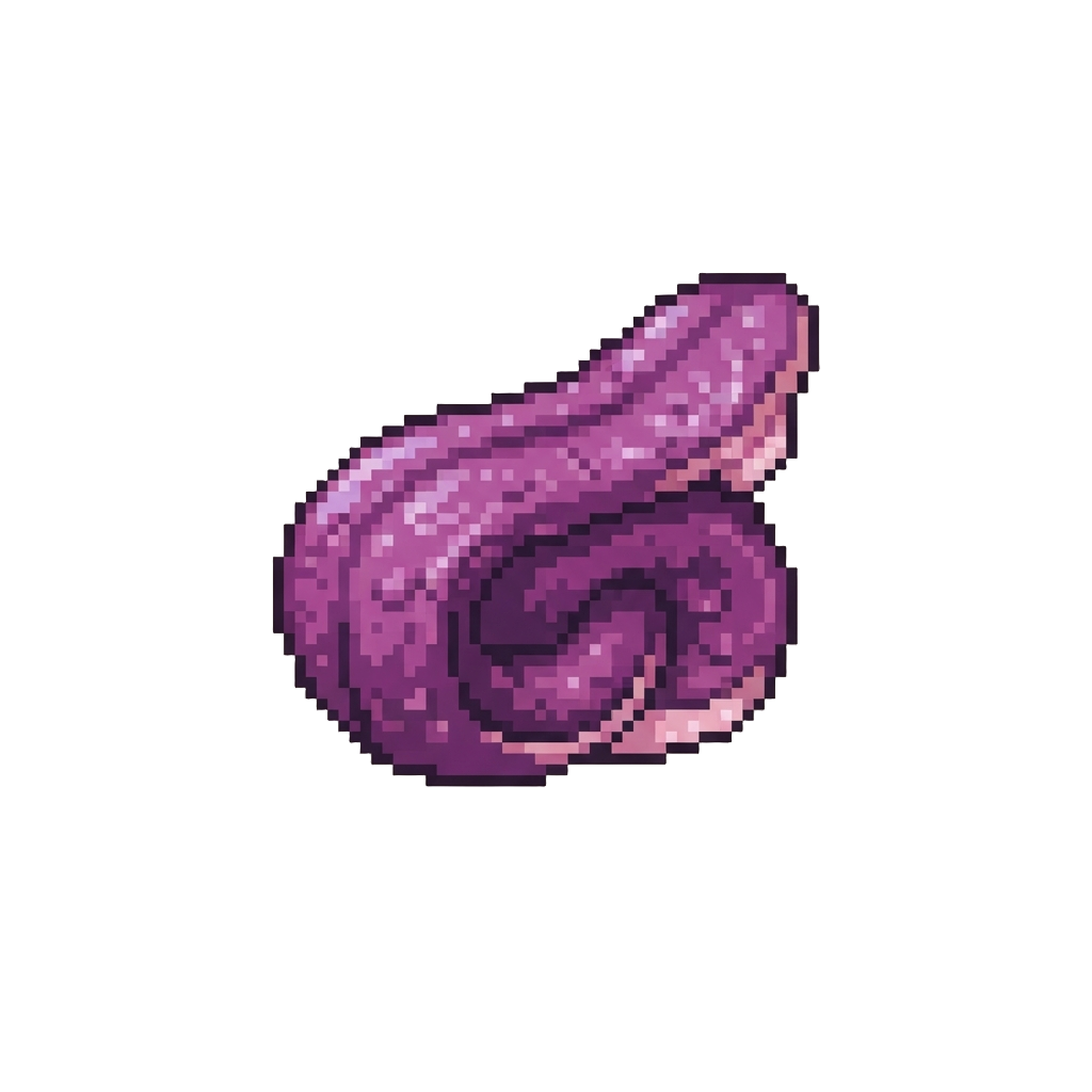 A Long Gooey Purple Tongue