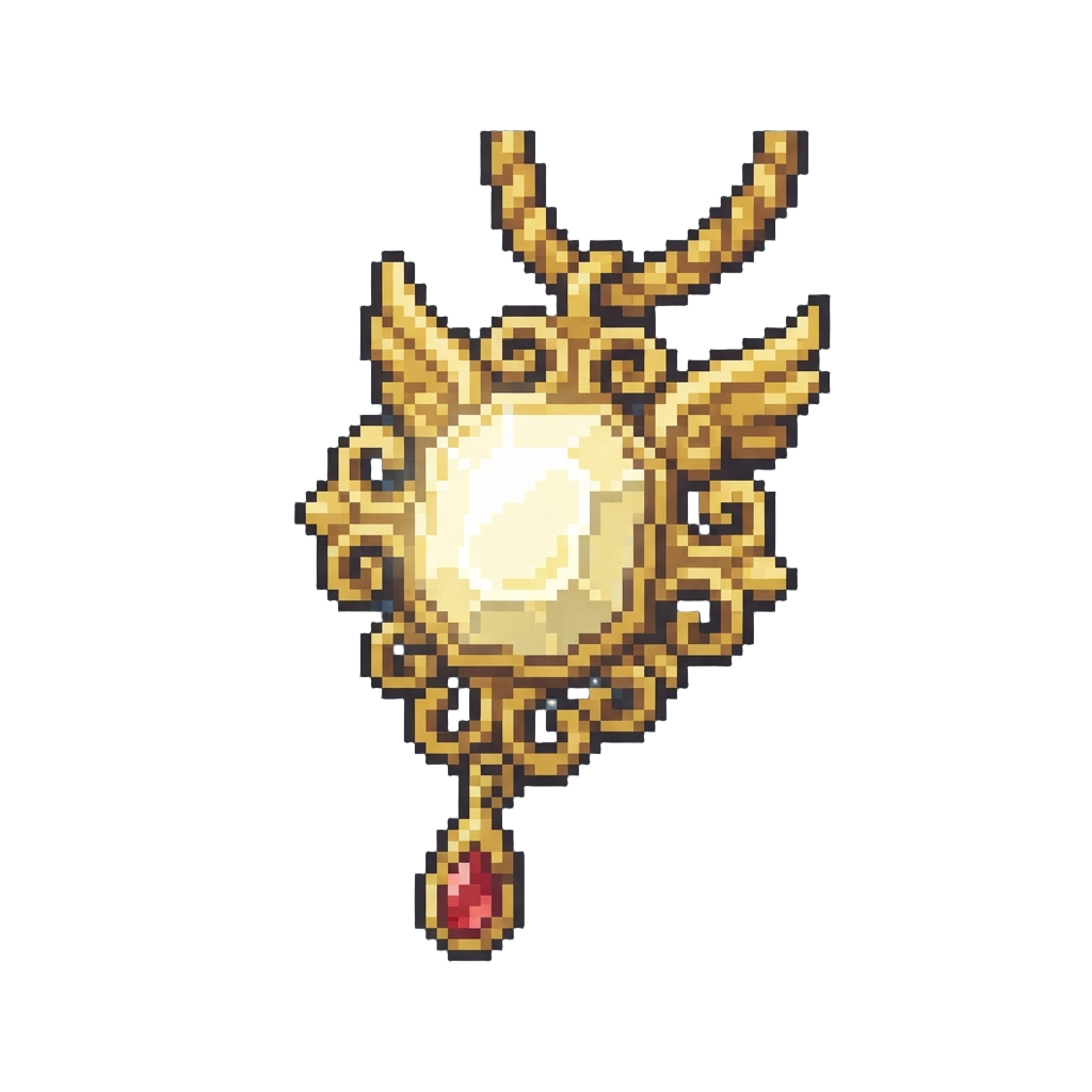 A Luminous Holy Amulet