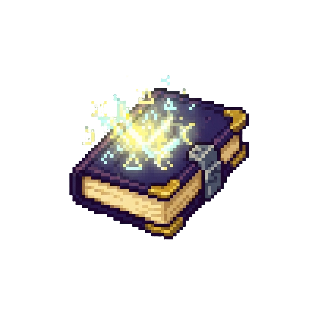 A Glowing Spellbook Bursting with Runic Light