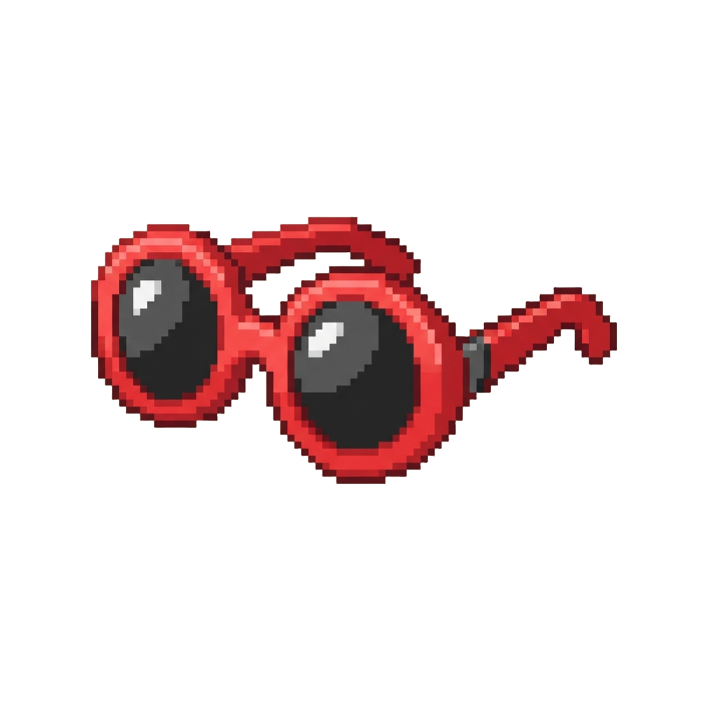 A Pair of Gigantic Comedic Sunglasses