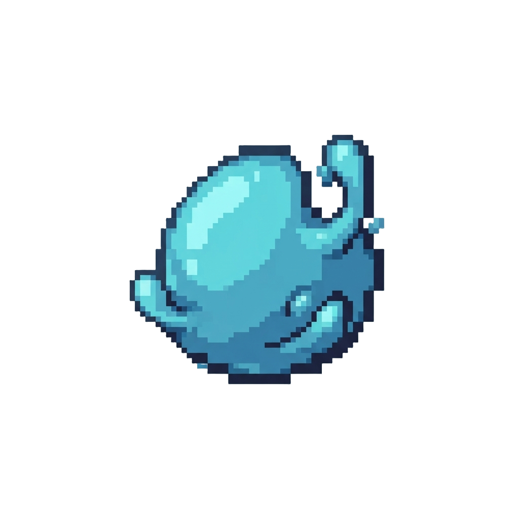 A Splash Spray Shaping Like a Cartoon Splash Bubble