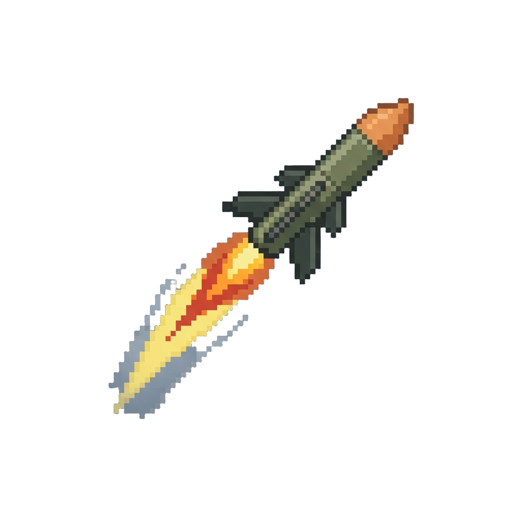 A Lock-on Sam Turret Missile Trajectory