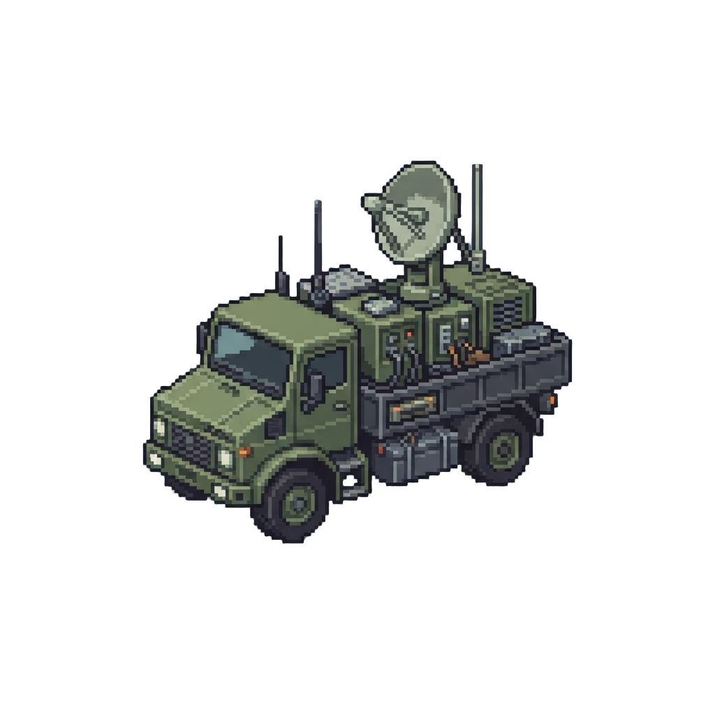 A High-power Military Signal Scrambler Truck