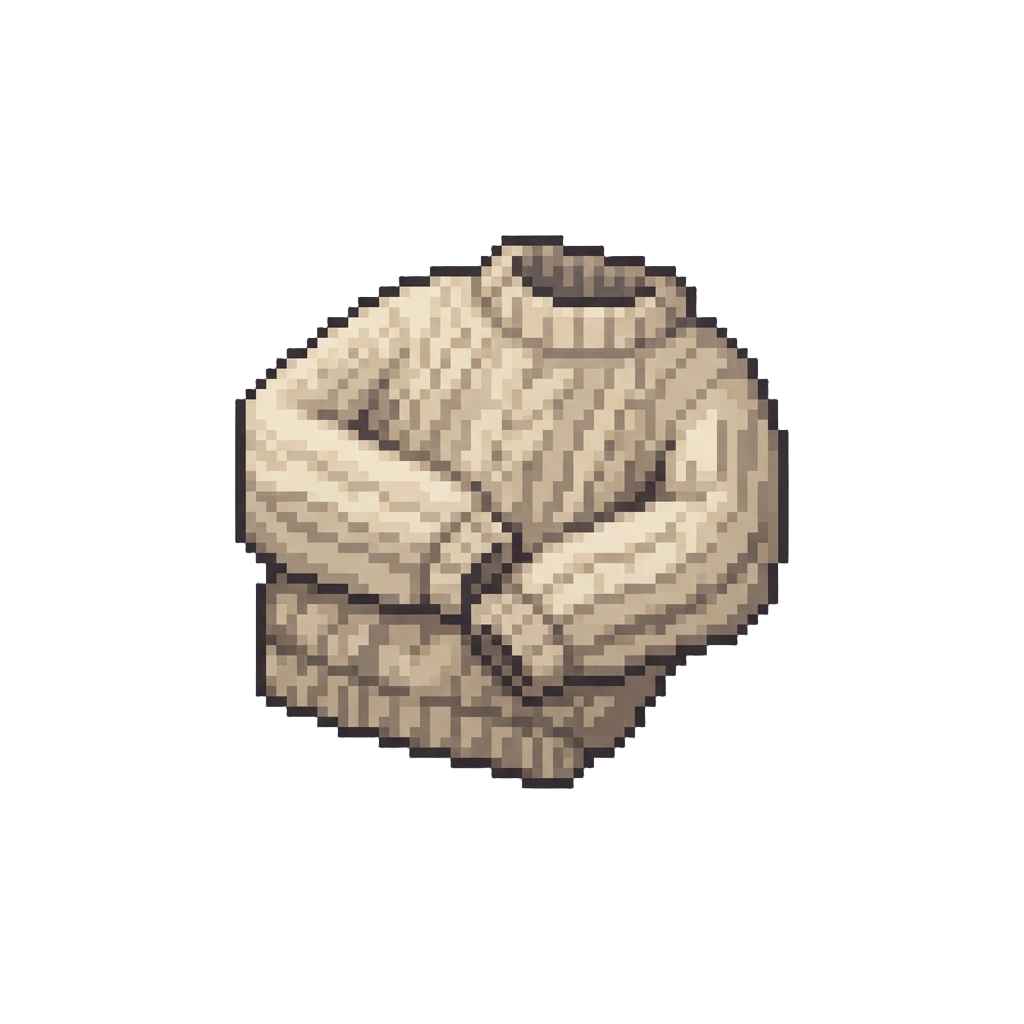 A Snug Oversized Knit Sweater