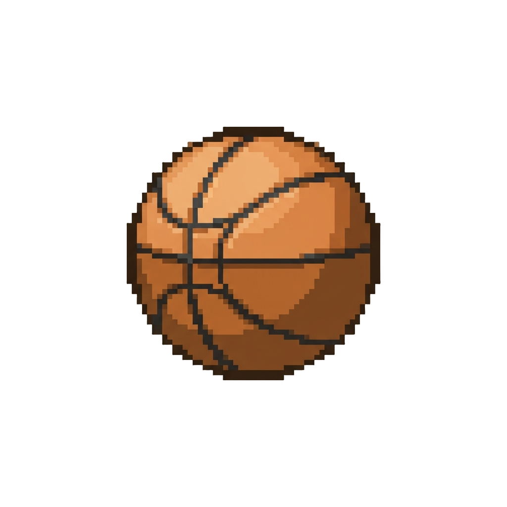 A Classic Vintage Leather Basketball