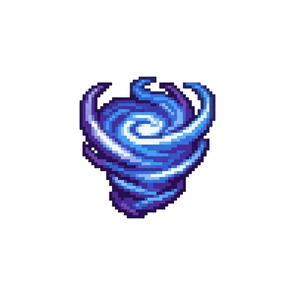 A Swirling Vortex of Hyper-realistic Energy Tendrils