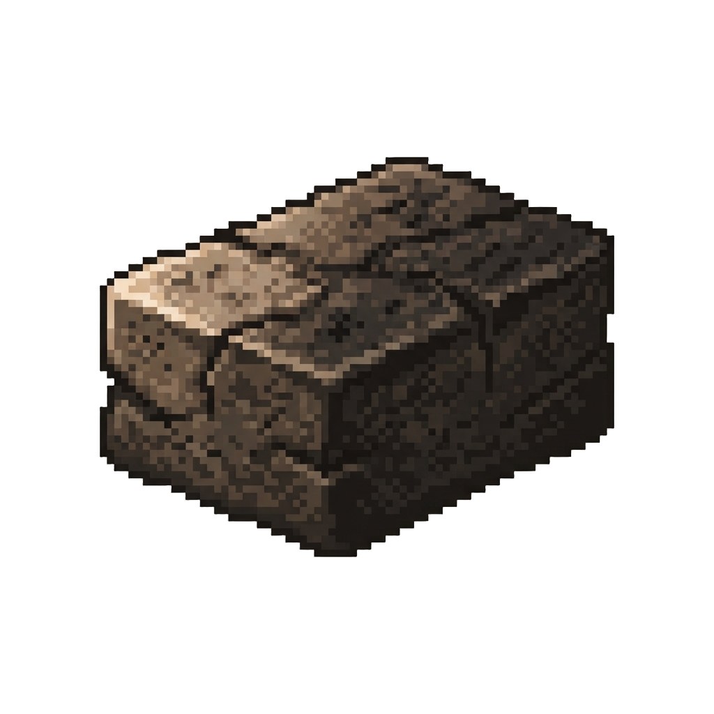 A Rock-hard Overcooked Burnt Brick Cake