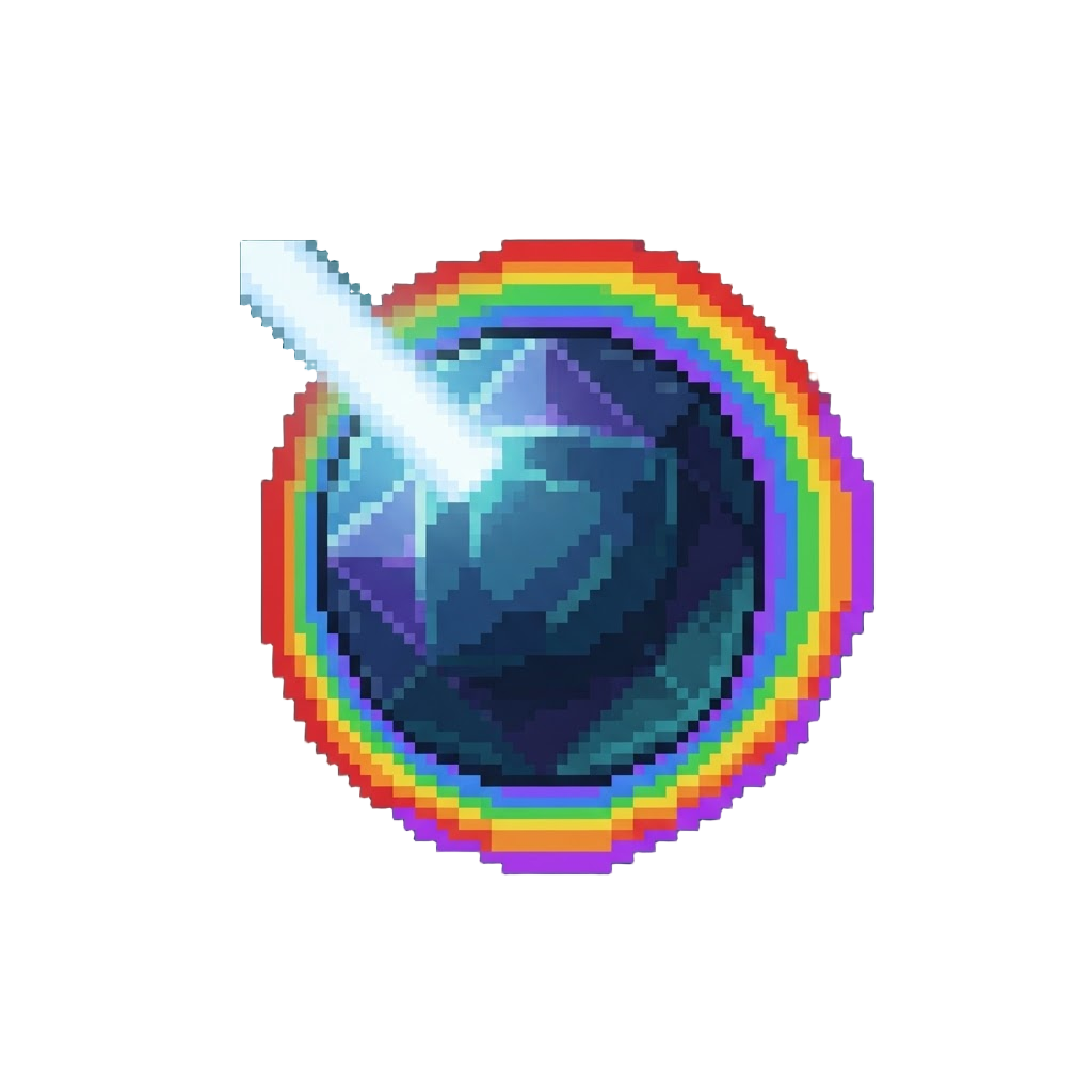 A Glowing Prism World That Splits Light Into Vivid Rainbow Auroras