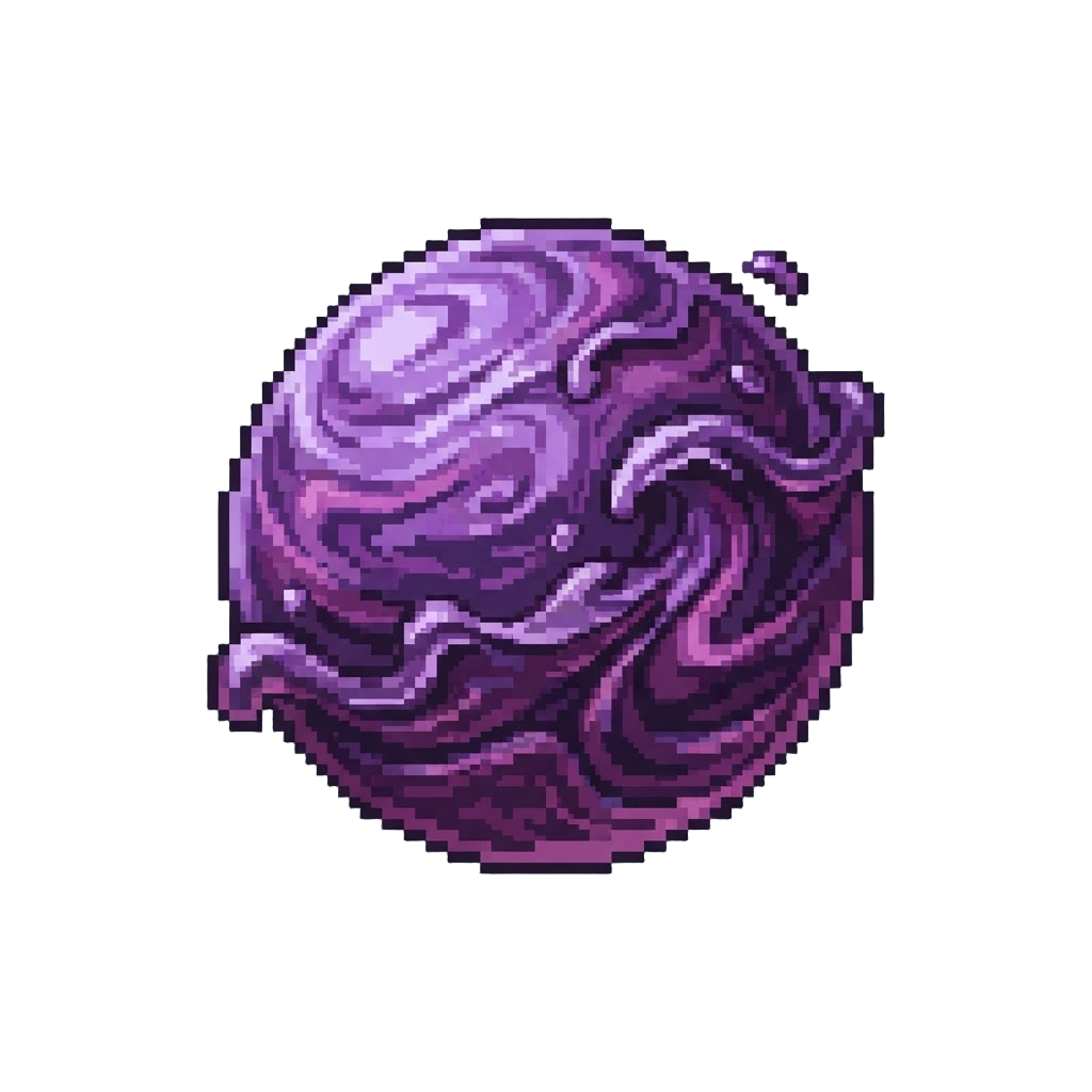 A Purple Liquid-mercury Planet with Crushing Tidal Surges
