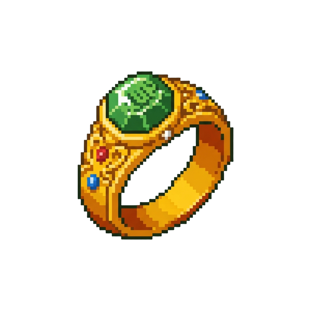 A Giant 1up Golden Ring