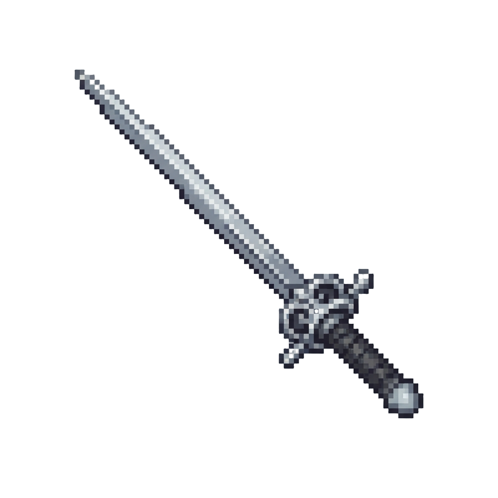 A Slender Silver Rapier