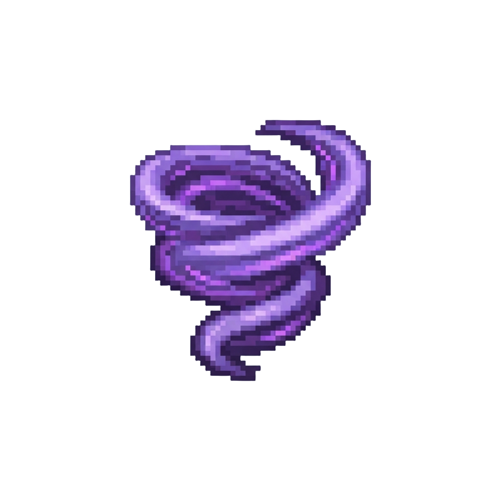 A Giant Swirl of Purplish Spirit Energy