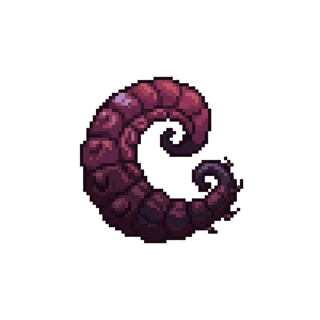 A Writhing Tentacle of Dark Demonic Flesh