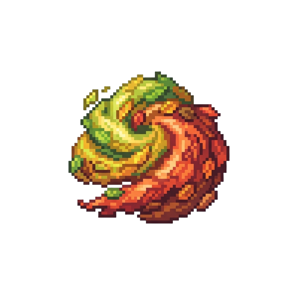 A Colorful Leaf Trick Transformation Cloud