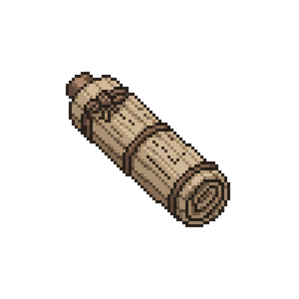 A Small Bamboo Sutra Scroll