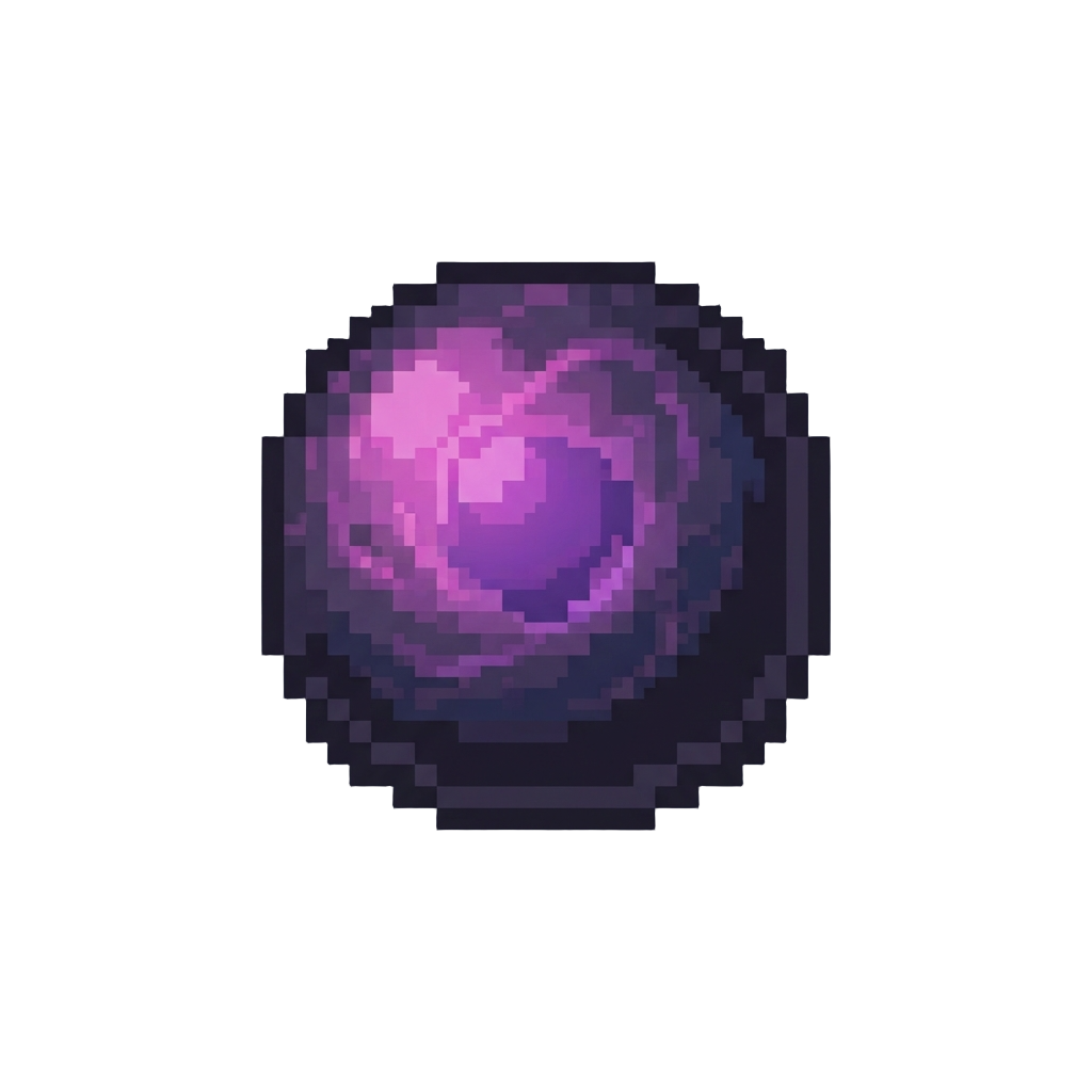 A Dark Glowing Soul Orb