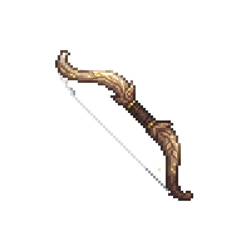 A Radiant Sacred Willow Longbow