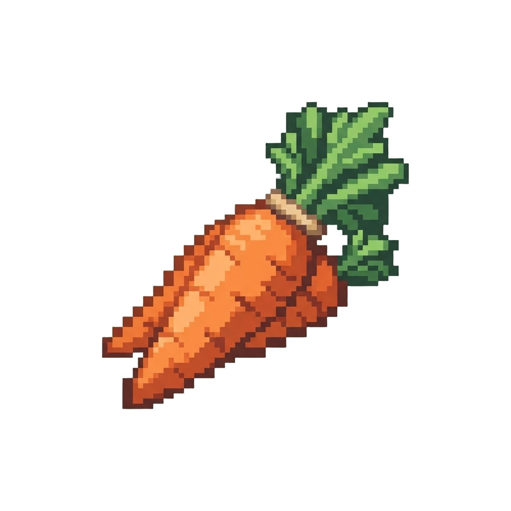 A Bundle of Sweet Crisp Carrots
