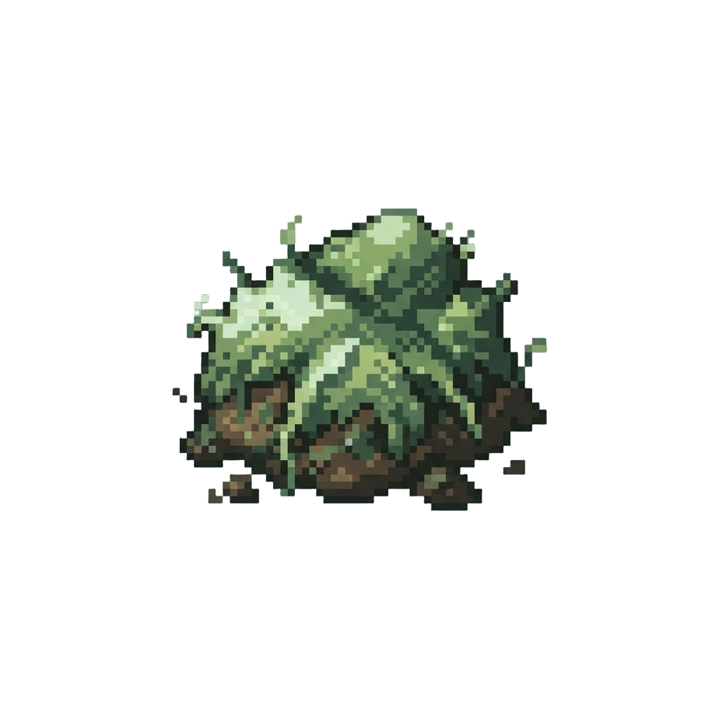 A Clump of Gooey Damp Moss