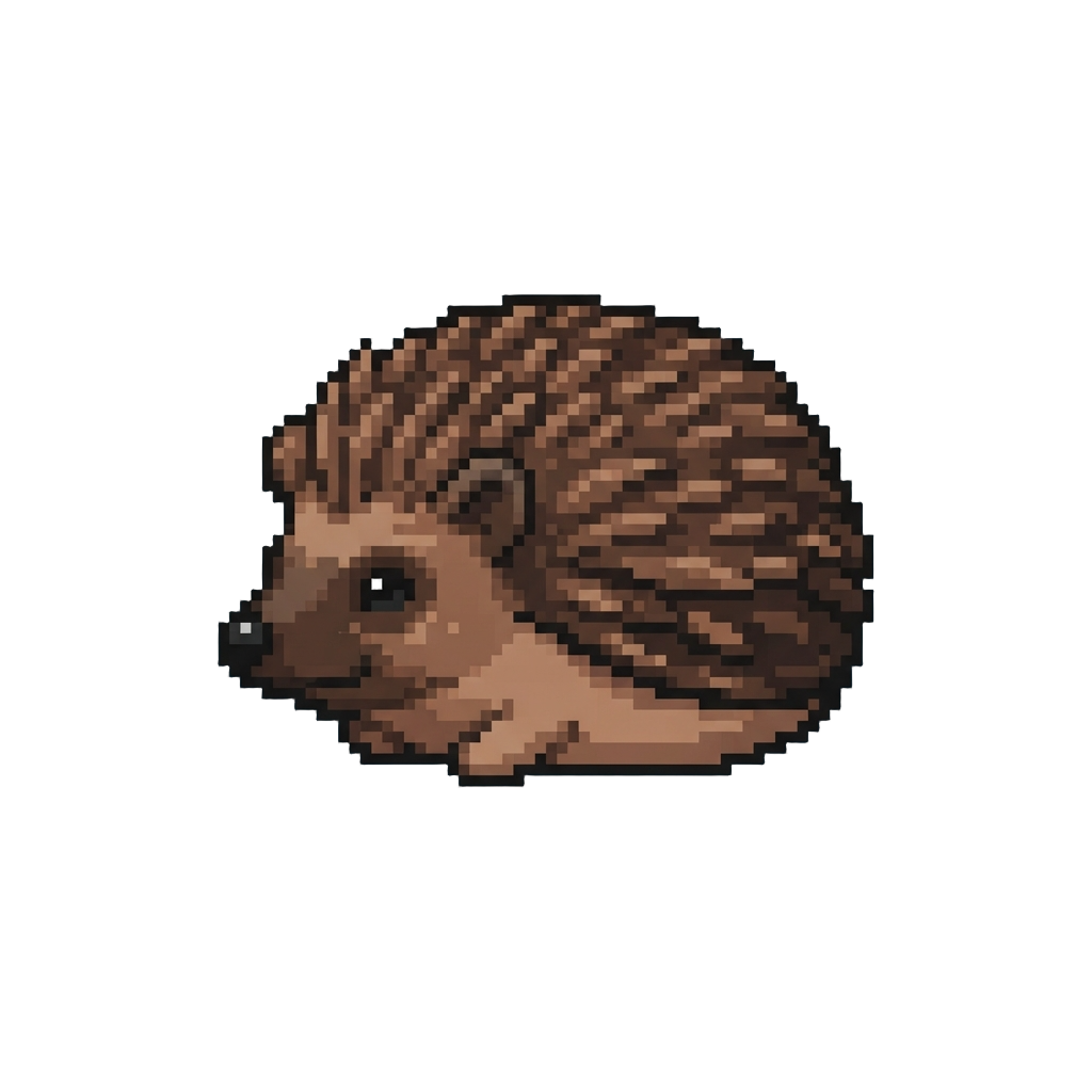 A Squashed Rubbery Hedgehog with Flattened Quills