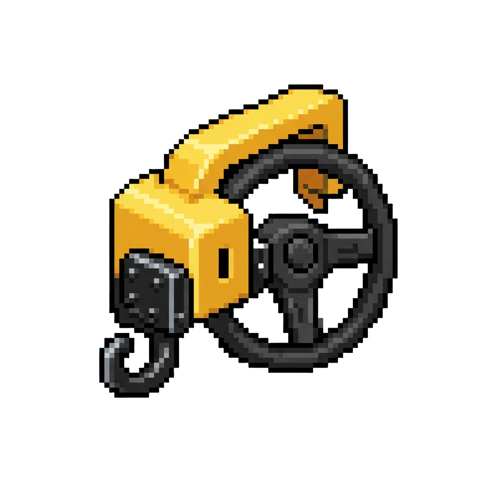 A Steering-wheel Lockout Crash