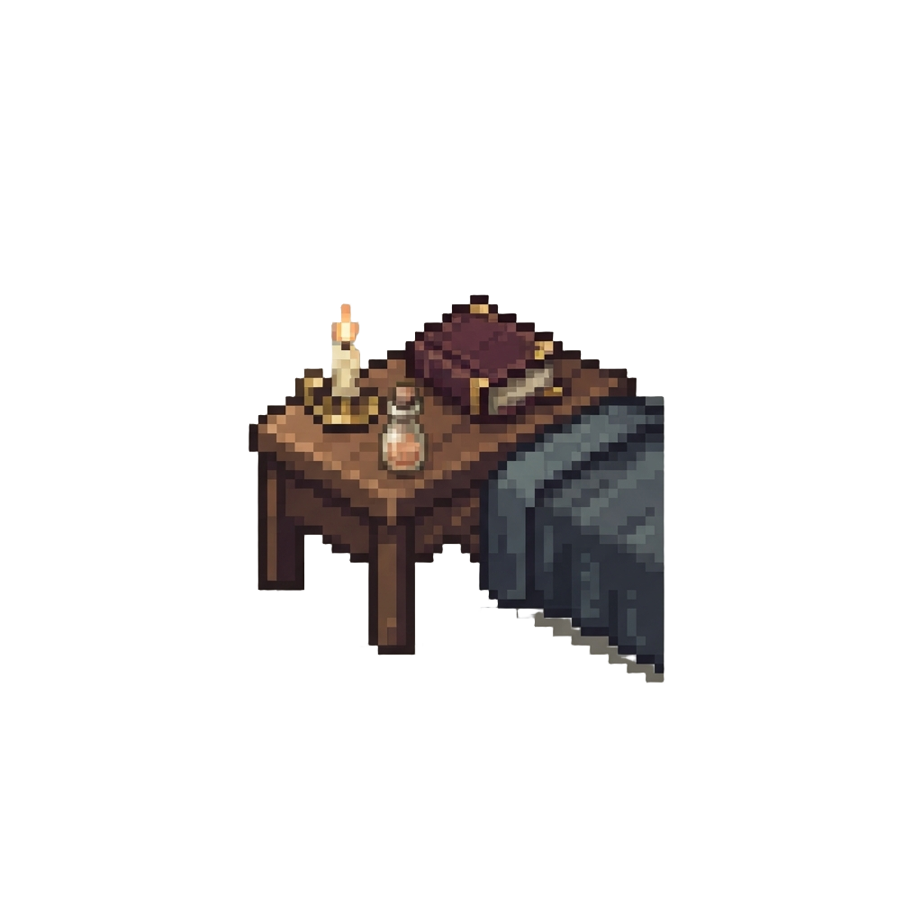 A Tragic Bedside Vigil in a Dimly Lit Ward