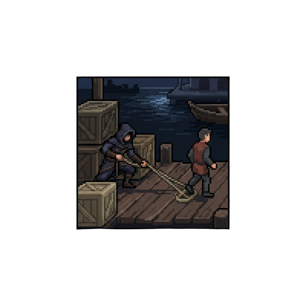 A Midnight Docks Ambush