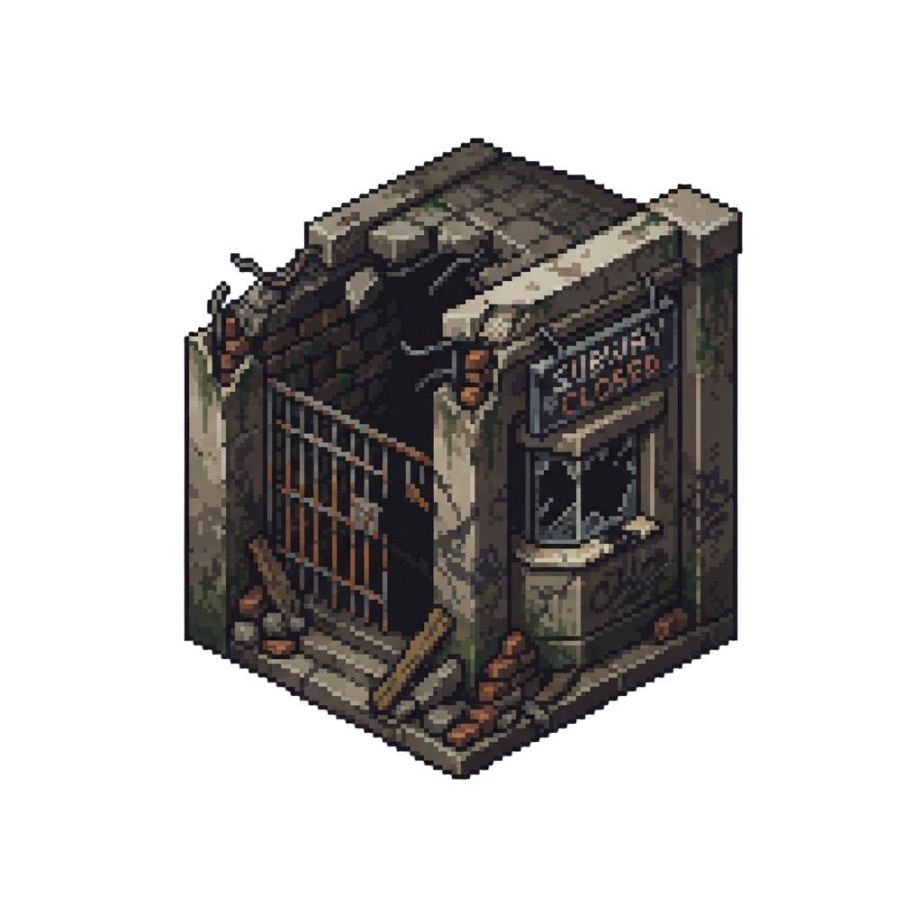 A Subterranean Train Station Takedown
