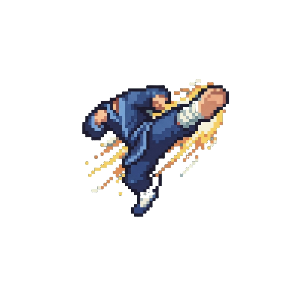 A Flying Kick