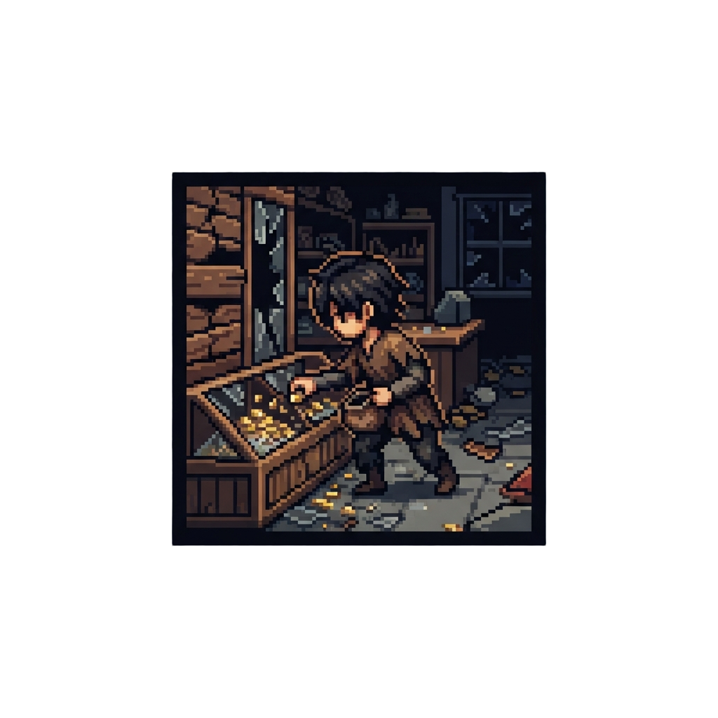 A Storefront Looting Melee in the Dark