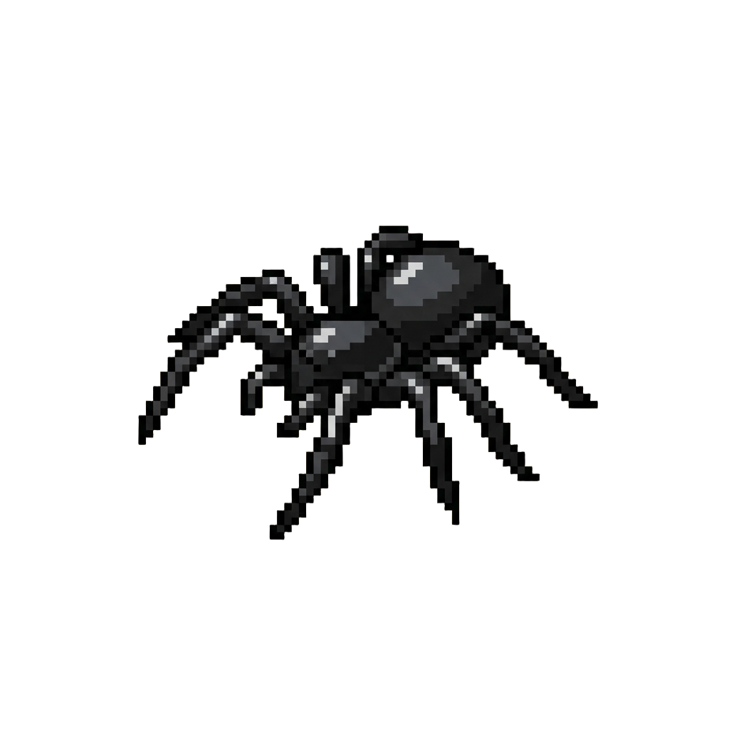 A Tiny Fake Plastic Spider That Wiggles
