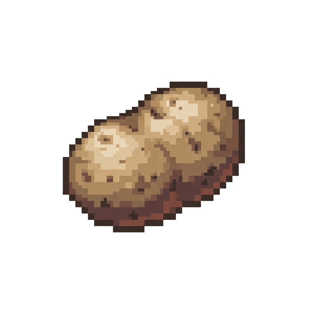 A Single Tiny Raw Potato